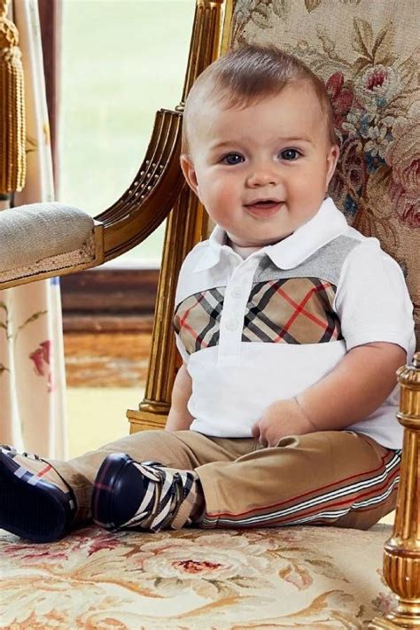 burberry baby boy shirt|baby boy Burberry outfit.